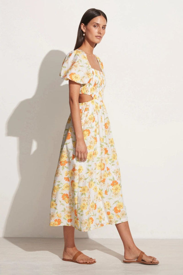 Loucetta Midi Dress Palermo Floral Print - Final Sale
