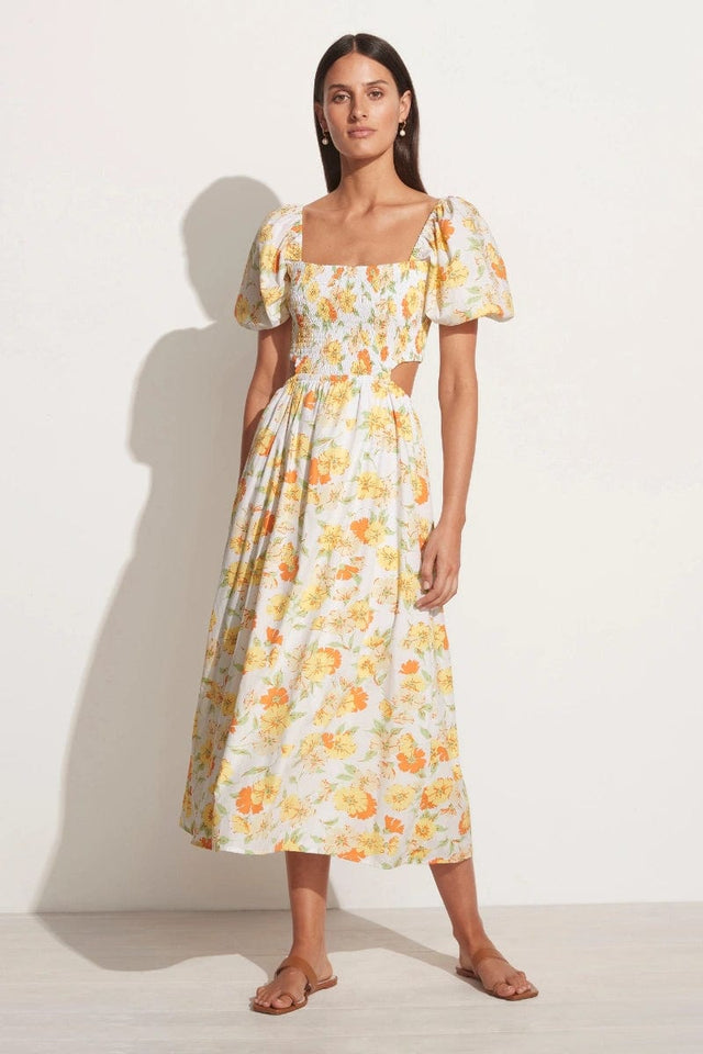 Loucetta Midi Dress Palermo Floral Print - Final Sale