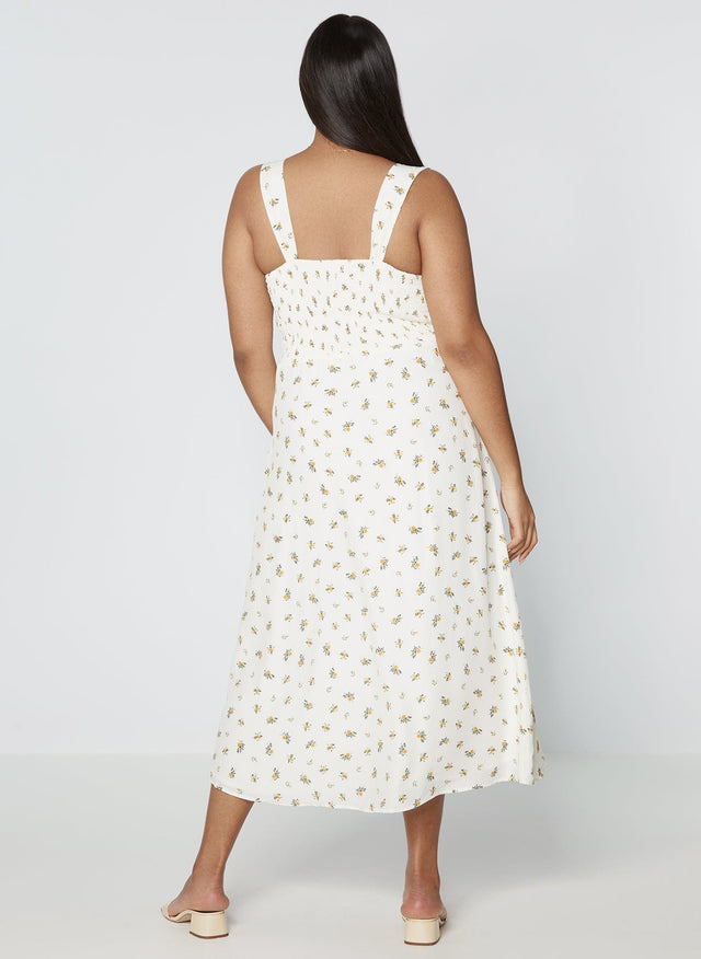 Maeve Midi Dress Carrie Floral Print - Final Sale MEMOIRE Midi Dress