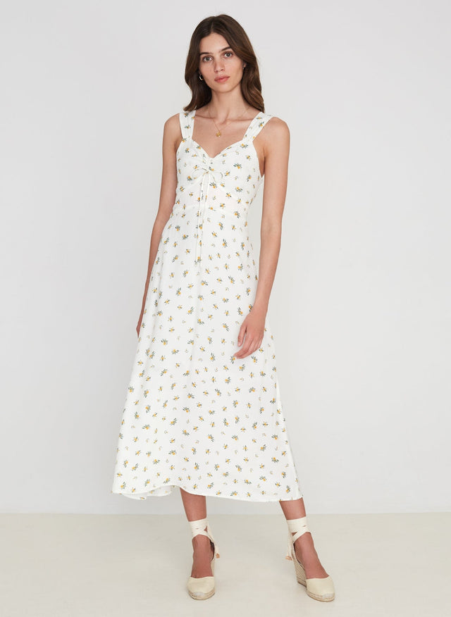 Maeve Midi Dress Carrie Floral Print - Final Sale MEMOIRE Midi Dress