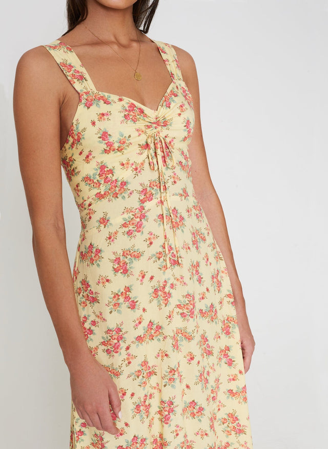 Maeve Midi Dress Sunday Floral Print - Final Sale MEMOIRE Midi Dress