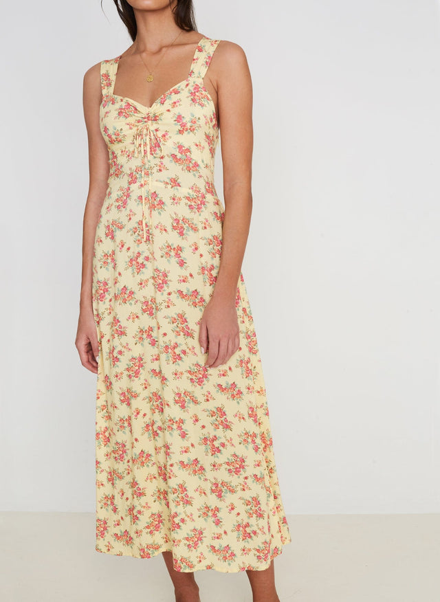 Maeve Midi Dress Sunday Floral Print - Final Sale MEMOIRE Midi Dress