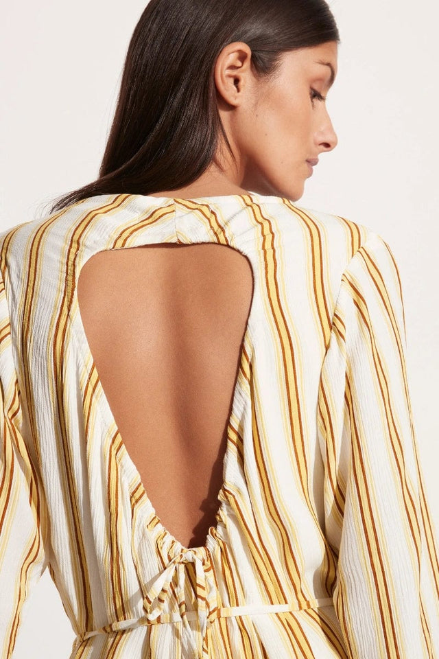 Malissa Mini Dress Tico Stripe Print - Final Sale