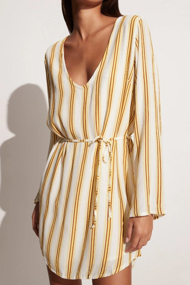 Malissa Mini Dress Tico Stripe Print - Final Sale