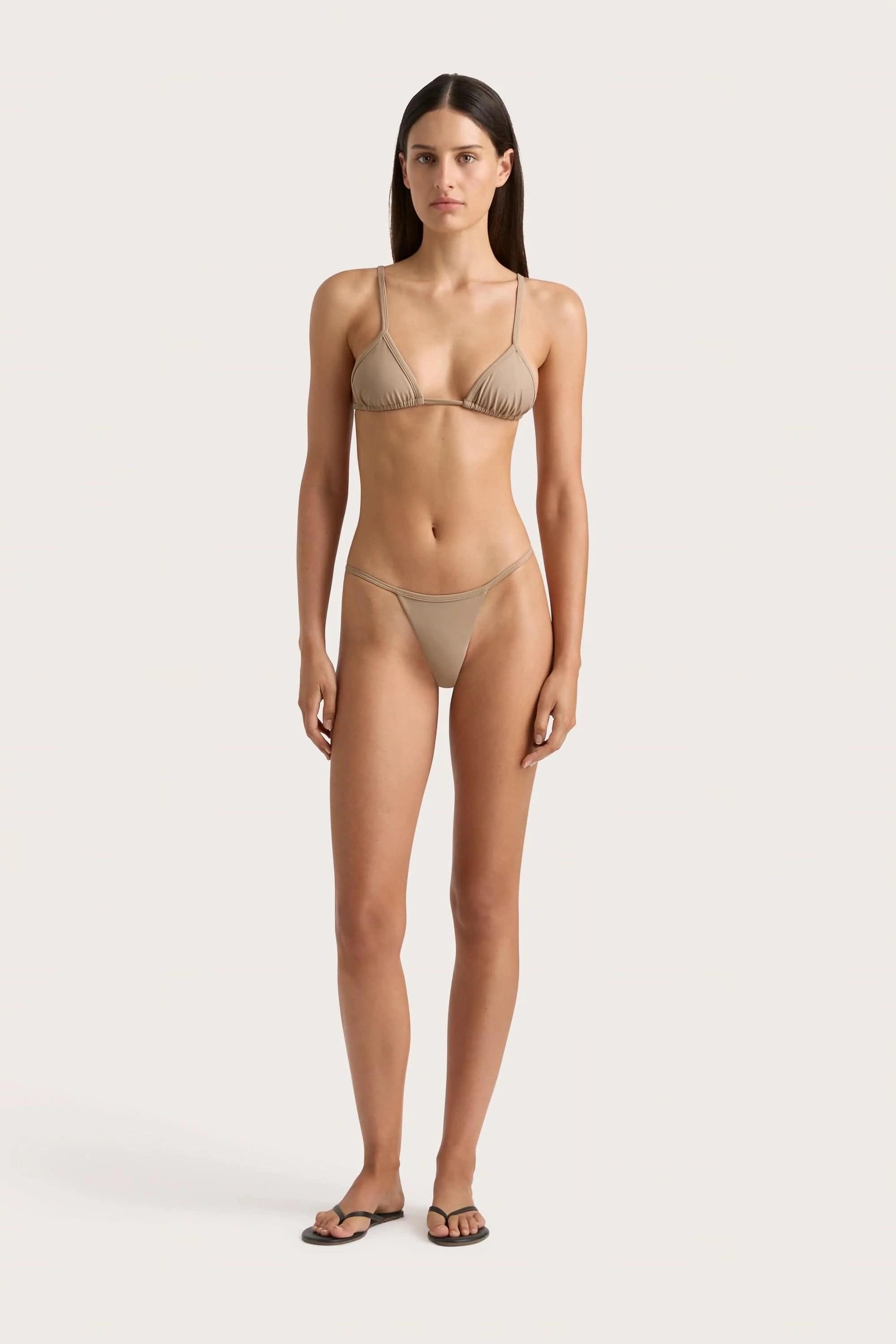 Manon Bikini Top Taupe Final Sale – Faithfull the Brand AU