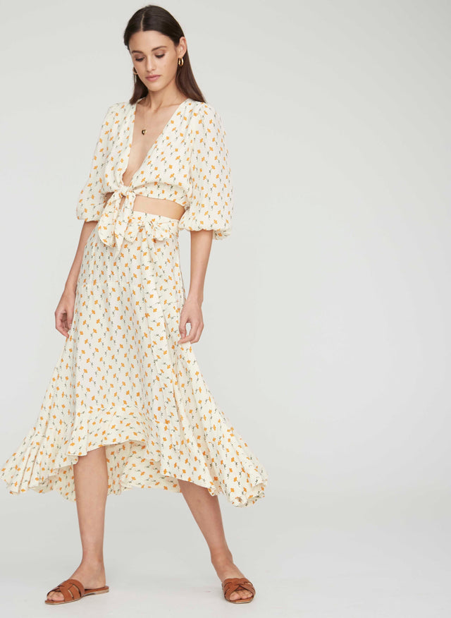 Marje Floral Print  La Guardia Top - Final Sale MALLORY Fashion Tops