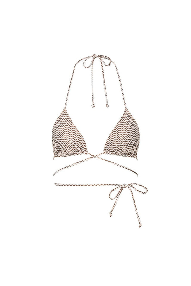 Marzia Bikini Top Milleha Print IL MEDITERRANEO SWIM Swim Top