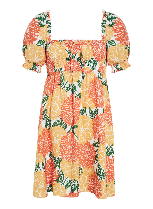 Miguelina Mini Dress Mariposa Floral Print - Final Sale VACANCES Mini Dress