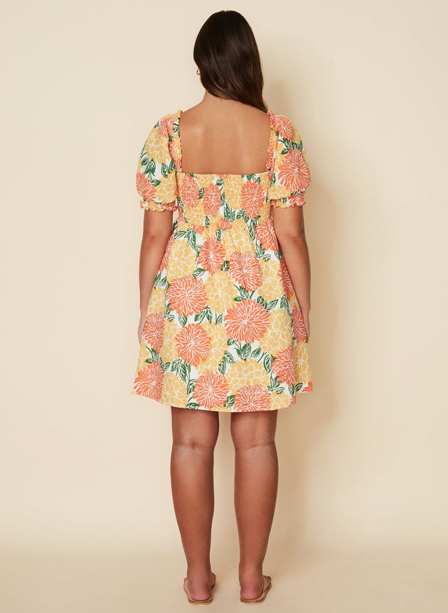 Miguelina Mini Dress Mariposa Floral Print - Final Sale VACANCES Mini Dress