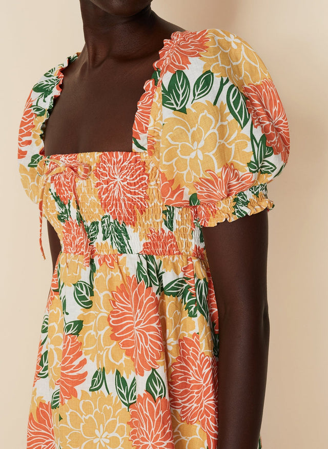 Miguelina Mini Dress Mariposa Floral Print - Final Sale VACANCES Mini Dress
