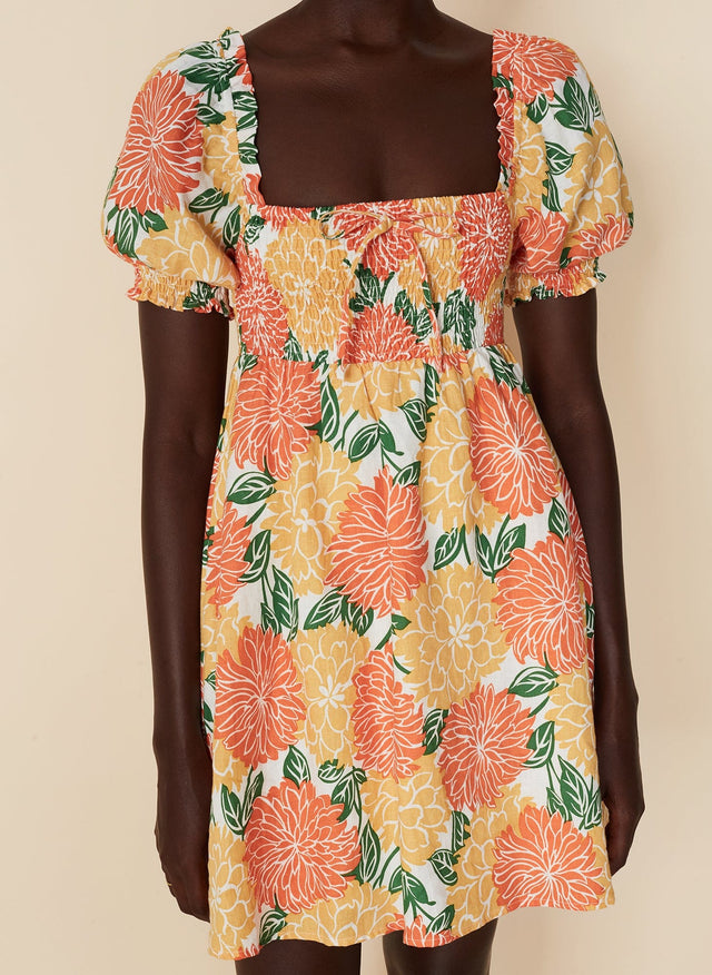 Miguelina Mini Dress Mariposa Floral Print - Final Sale VACANCES Mini Dress
