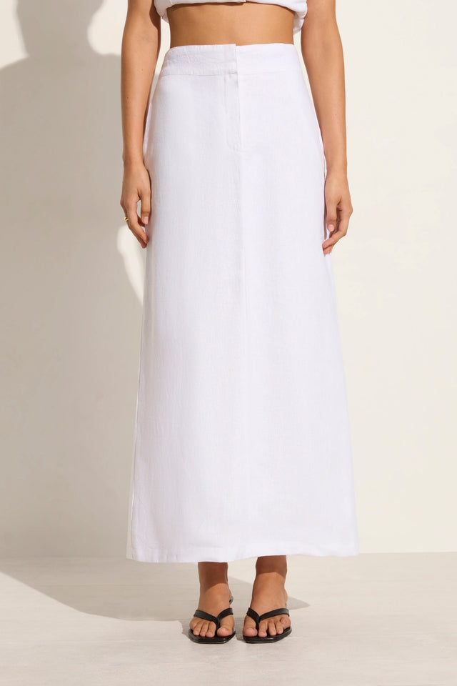 Nelli Skirt White Faithfull the Brand AU