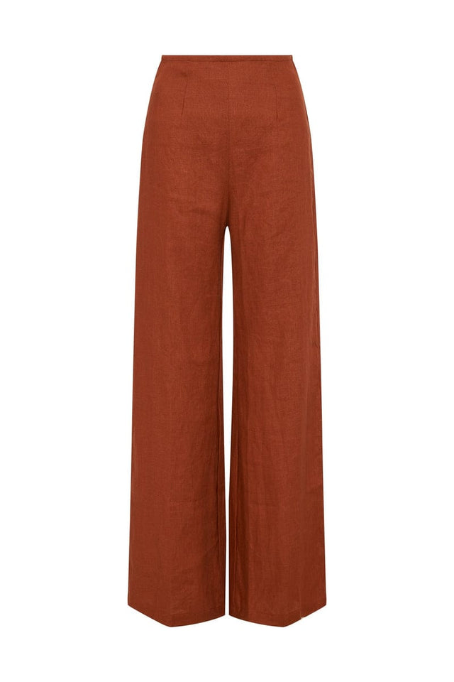 Ottavio Pants Plain Spice IL MEDITERRANEO Pants