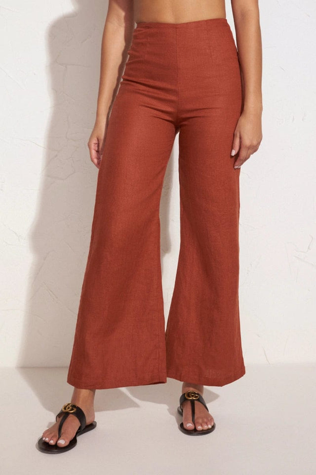 Ottavio Pants Plain Spice - Final Sale