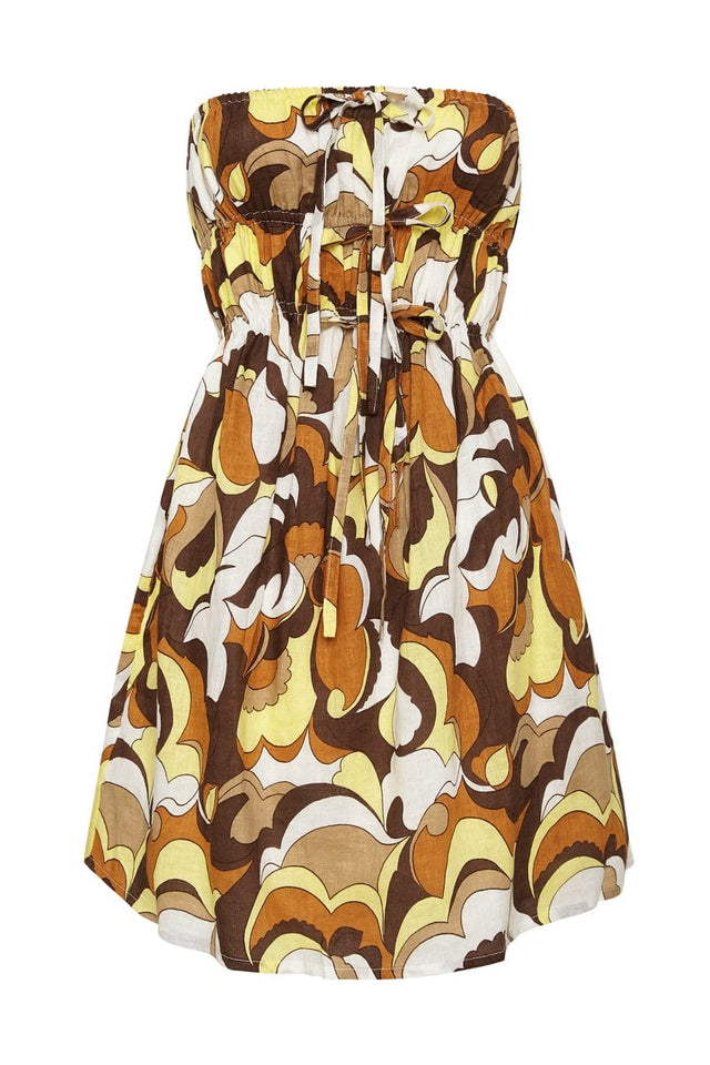 Palmira Mini Dress Onassis Print IL MEDITERRANEO Mini Dress