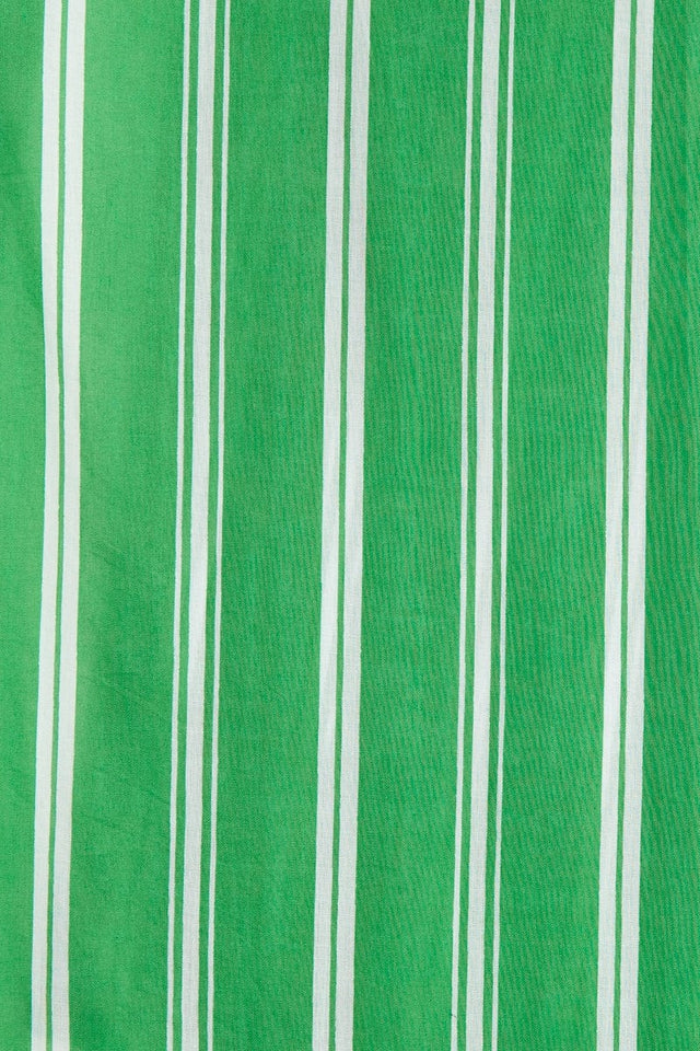 Paradise Shirt Maya Stripe Print Green ISLAS Shirt