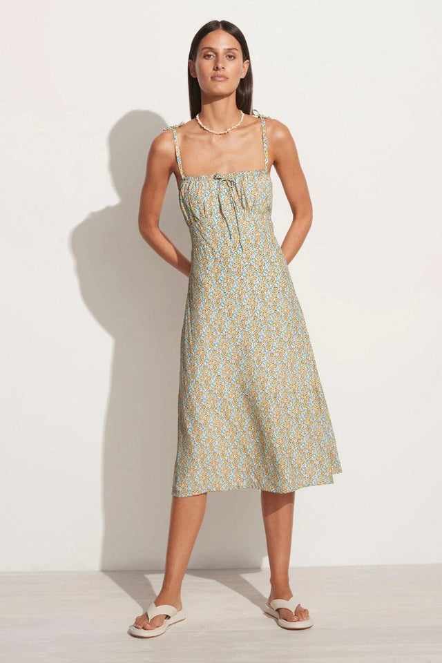 Raven Midi Dress Sabinosa Floral Print (Exclusive) - Final Sale