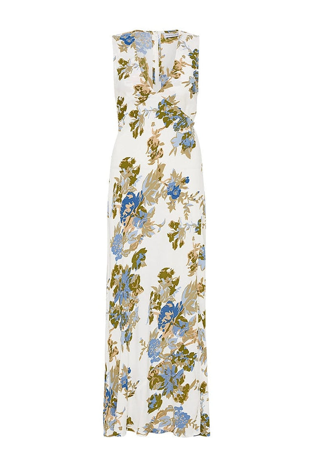 Romi Maxi Dress Escala Floral Ivory