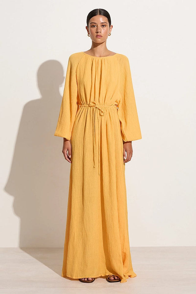 Rosalie Maxi Dress Saffron - Final Sale