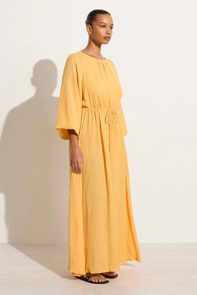 Rosalie Maxi Dress Saffron - Final Sale