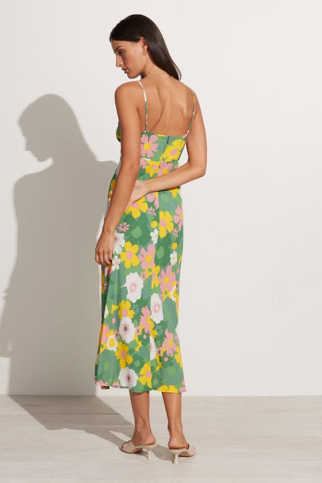 Shayna Midi Dress La Palma Floral Print - Final Sale