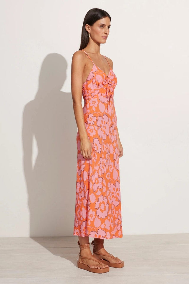 Shayna Midi Dress Paraiso Floral Print - Final Sale