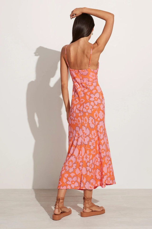 Shayna Midi Dress Paraiso Floral Print - Final Sale