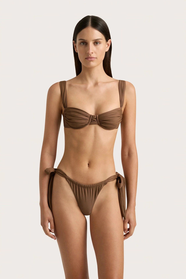 Sol Bikini Top Cocoa