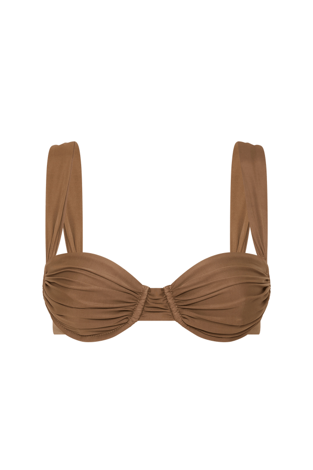 Sol Bikini Top Cocoa