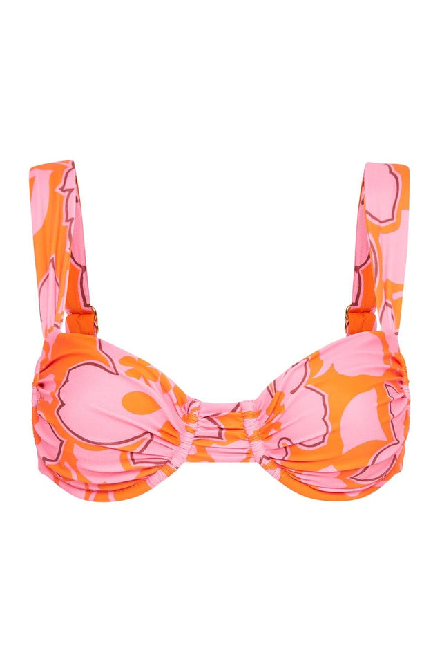 Sol Bikini Top Paraiso Floral Print ISLAS SWIM Swim Top