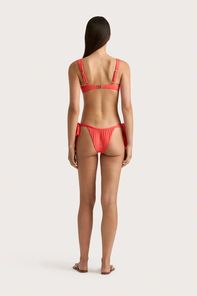 Sol Bikini Top Vermillion