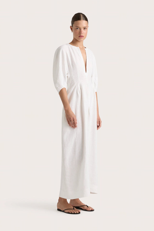 Soleil Maxi Dress White