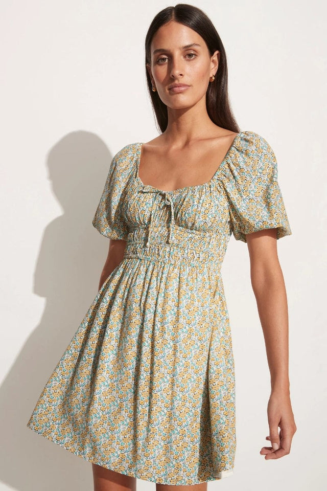 Sylvie Mini Dress Sabinosa Floral Print - Final Sale