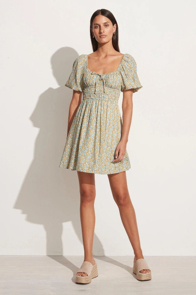 Sylvie Mini Dress Sabinosa Floral Print - Final Sale