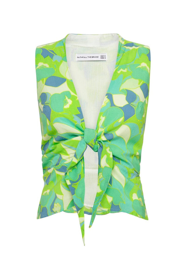 Tahani Top Galarosa Print ISLAS Fashion Tops