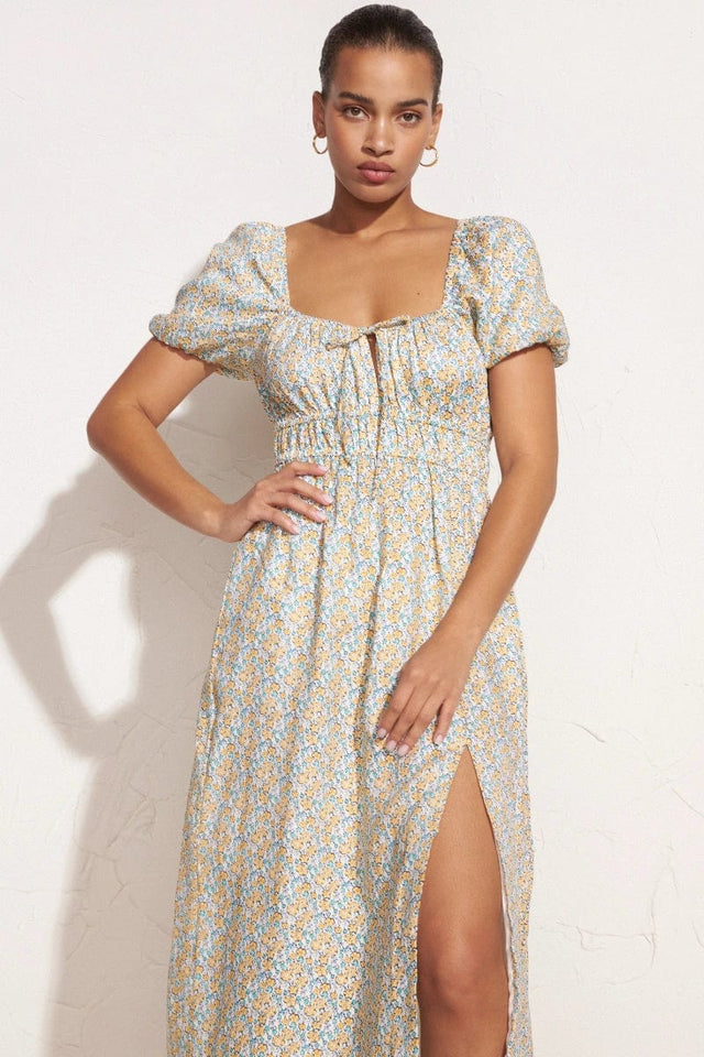 Terina Midi Dress Sabinosa Floral Print - Final Sale