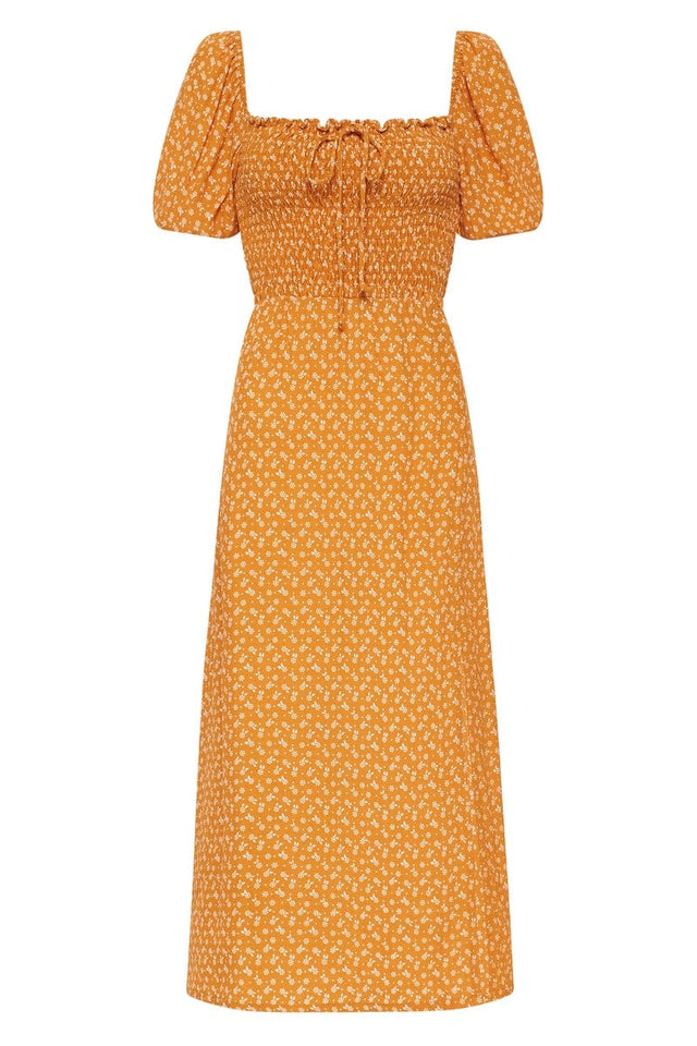 Valetta Midi Dress Ermita Floral Print IL MEDITERRANEO Midi Dress