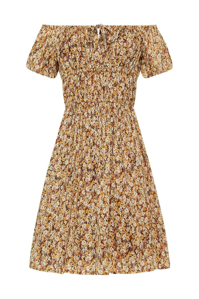 Viola Mini Dress Edelyn Floral Print IL MEDITERRANEO Mini Dress