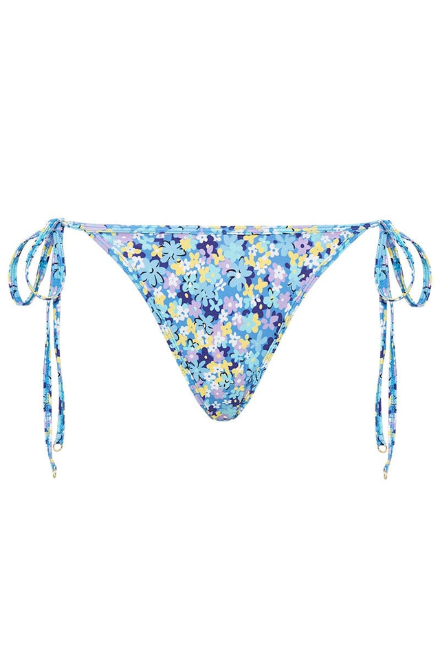 Zamora Bikini Bottoms Cala Nica Floral Blue (Exclusive)