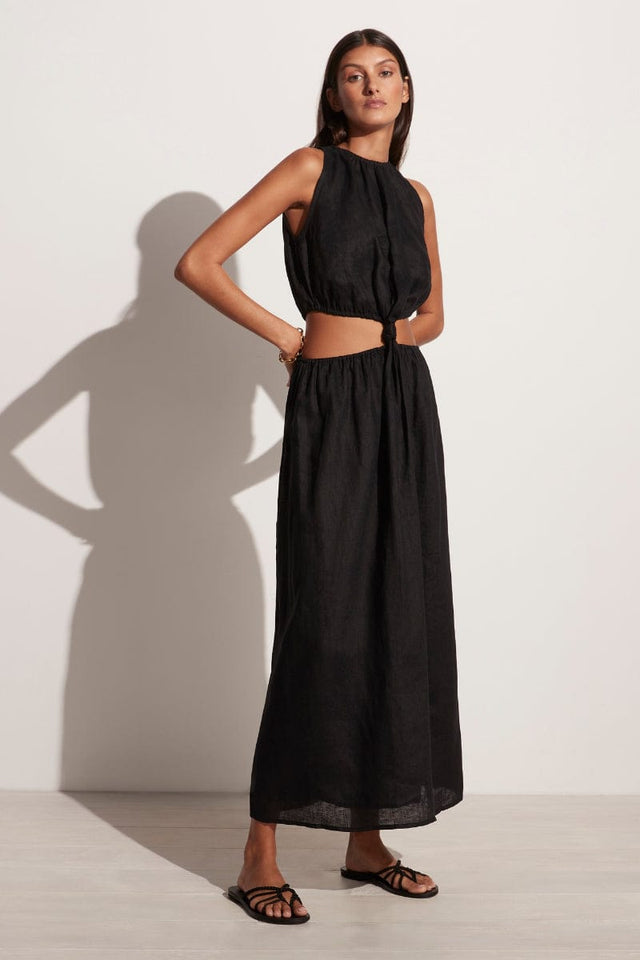 Zeta Midi Dress Black - Final Sale
