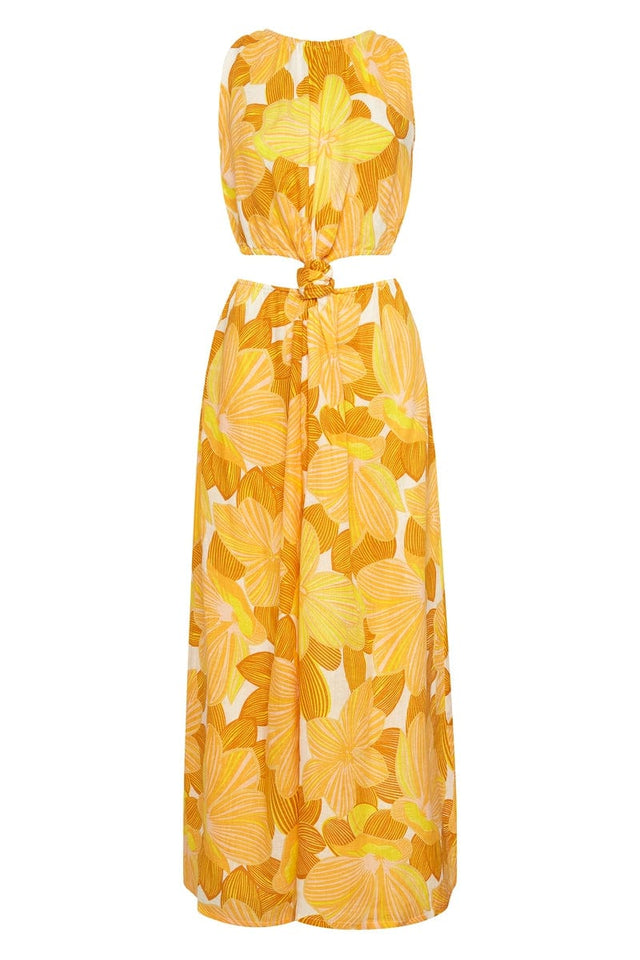 Zeta Midi Dress La Marieta Floral Print ISLAS Midi Dress